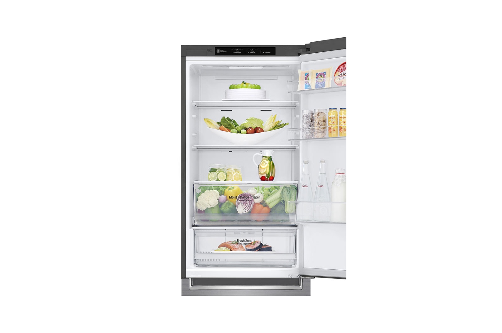 LG 24" Counter Depth Bottom Freezer Refrigerator with Door Cooling+, 12 cu. ft., LBNC12251V