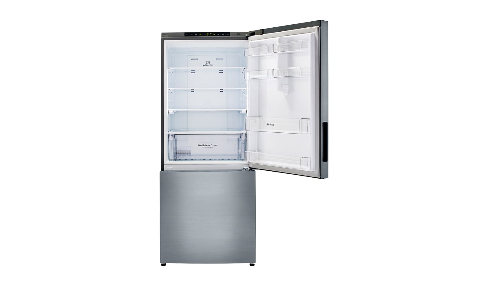 LG 28" Counter Depth Bottom Freezer Refrigerator with Smart Cooling System, 15 cu.ft., LBNC15221V
