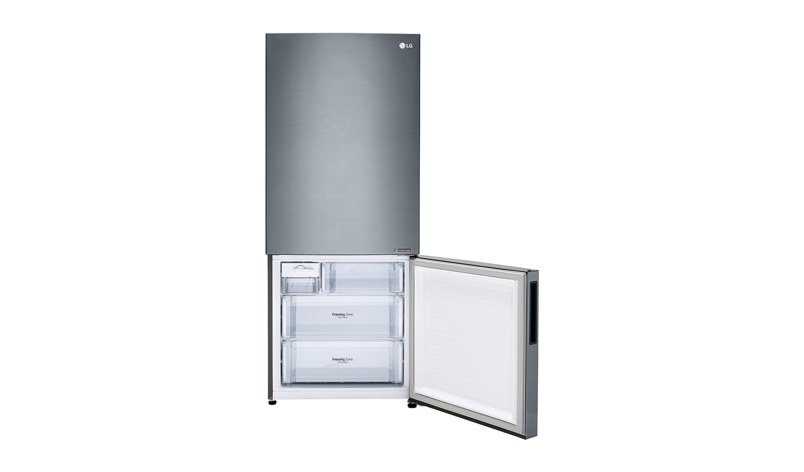 LG 28" Counter Depth Bottom Freezer Refrigerator with Smart Cooling System, 15 cu.ft., LBNC15221V