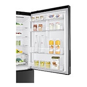LG 28" Counter Depth Bottom Freezer with Door Cooling+ and Flip-up Shelf, 15 cu.ft., LBNC15231P