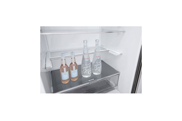 LG 28" Counter Depth Bottom Freezer with Door Cooling+ and Flip-up Shelf, 15 cu.ft., LBNC15231V