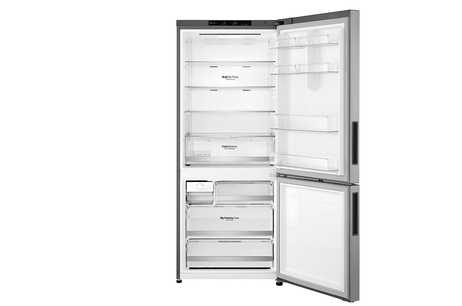 LG 28" Counter Depth Bottom Freezer with Door Cooling+ and Flip-up Shelf, 15 cu.ft., LBNC15241V