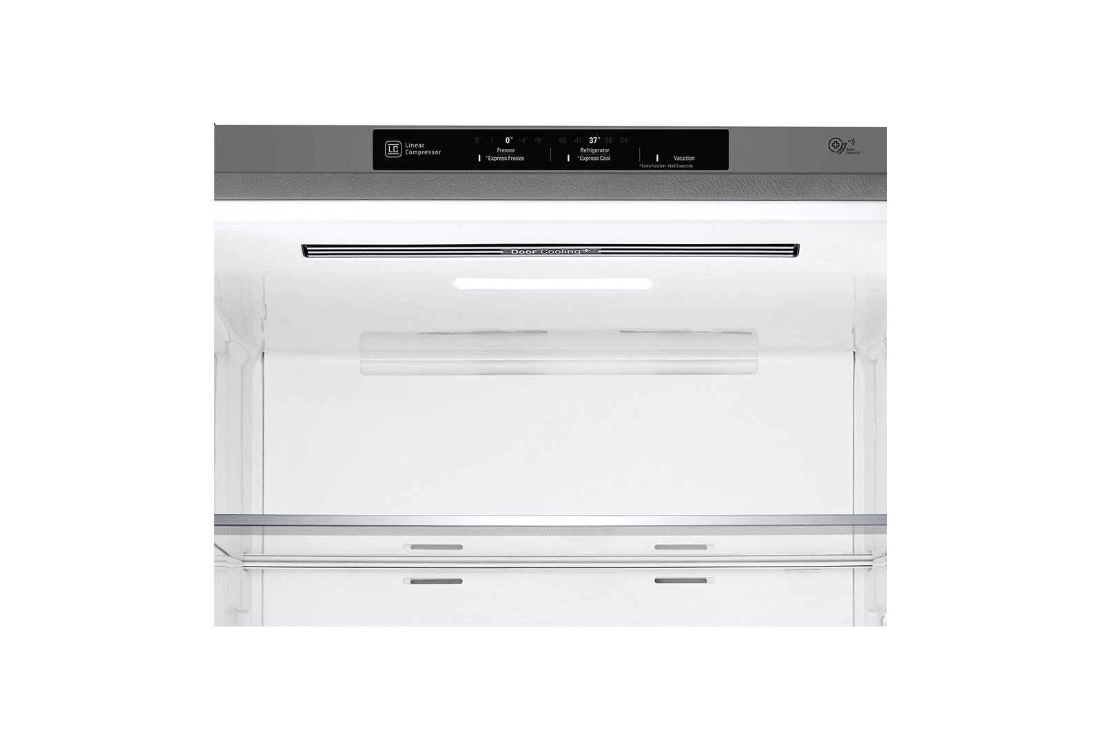 LG 28" Counter Depth Bottom Freezer with Door Cooling+ and Flip-up Shelf, 15 cu.ft., LBNC15241V