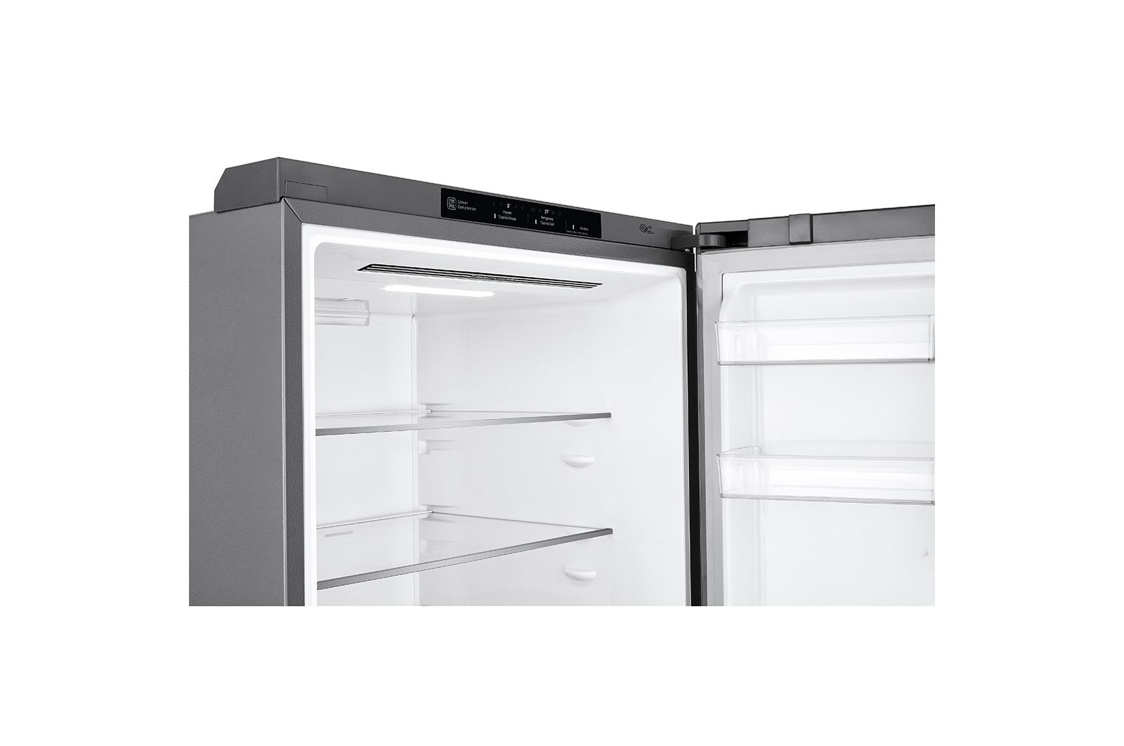 LG 28" Counter Depth Bottom Freezer with Door Cooling+ and Flip-up Shelf, 15 cu.ft., LBNC15241V
