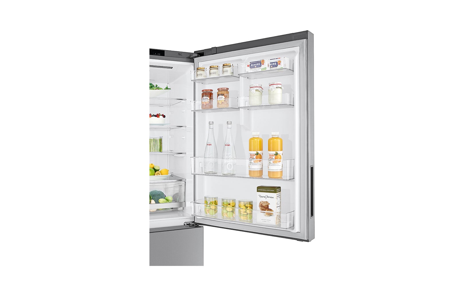 LG 28" Counter Depth Bottom Freezer with Door Cooling<sup>+</sup> and Flip-up Shelf, 15 cu.ft., LBNC15251V