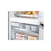 LG 28" Counter Depth Bottom Freezer with Door Cooling<sup>+</sup> and Flip-up Shelf, 15 cu.ft., LBNC15251V