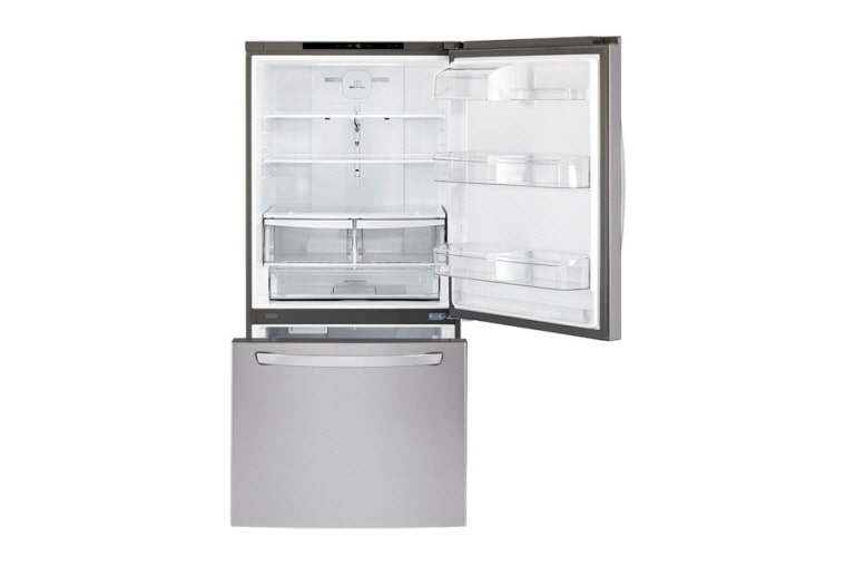 LG 33" Bottom Freezer Drawer Refrigerator with Inverter Linear Compressor, 24 cu.ft., LDC24370ST