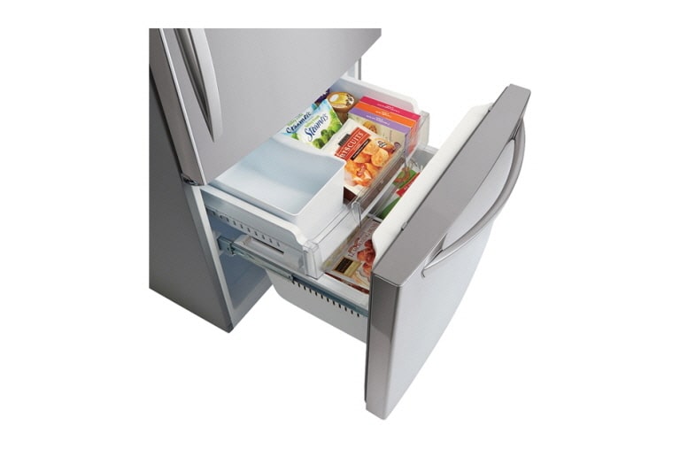LG 33" Bottom Freezer Drawer Refrigerator with Inverter Linear Compressor, 24 cu.ft., LDC24370ST