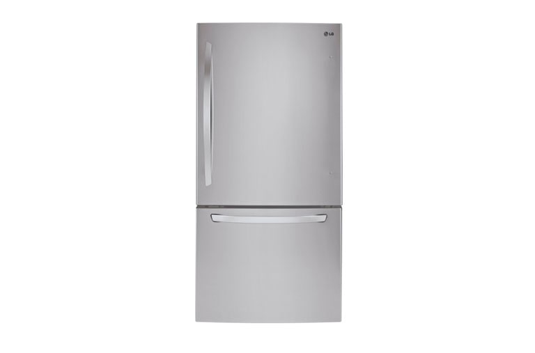 LG 33" Large Capacity  Bottom Freezer Refrigerator with Inverter Linear Compressor, 24 cu. ft., LDCS24223S