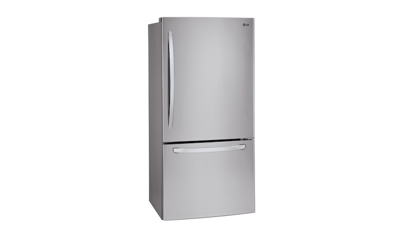 LG 33" Large Capacity  Bottom Freezer Refrigerator with Inverter Linear Compressor, 24 cu. ft., LDCS24223S