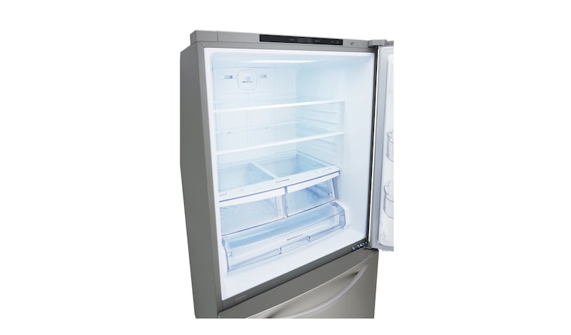 LG 33" Large Capacity  Bottom Freezer Refrigerator with Inverter Linear Compressor, 24 cu. ft., LDCS24223S