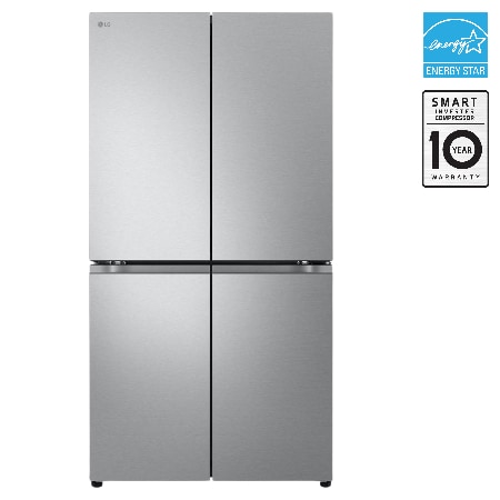 LG 36" 24 cu. ft. Counter-Depth French 4-Door Refrigerator | Ice Maker