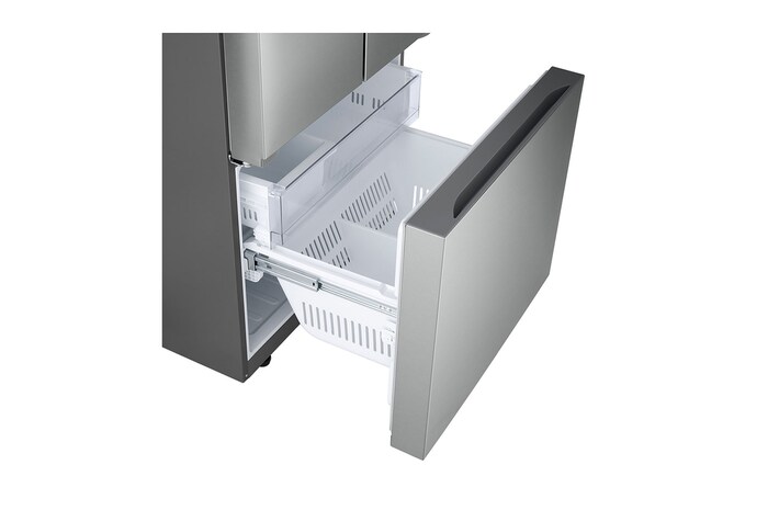 Freezer door open view