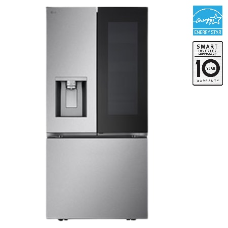 33" 25 cu. ft. InstaView Door-in-Door Standard-Depth French 3-Door Refrigerator | Ice & Water Dispenser | Dual Ice Maker with Craft Ice