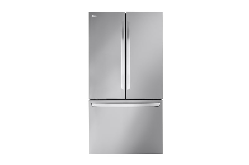 Front view of 36" 27 cu.ft. Counter-Depth MAX™ French 3-Door Refrigerator Ice Maker (LF27D6200S)