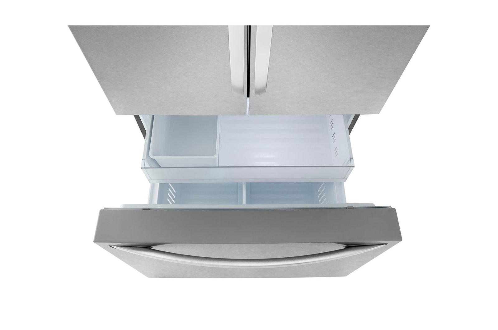 Freezer interior without filled