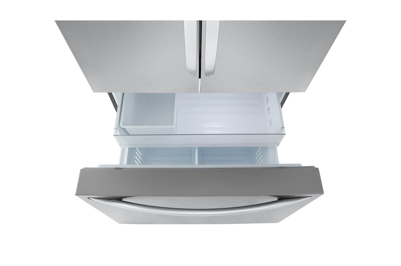 Freezer interior without filled