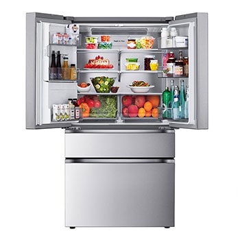 Front Door open with filled