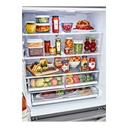 Shelving System with filled view