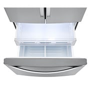 Freezer interior view