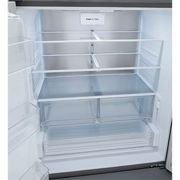 view of the shelving system