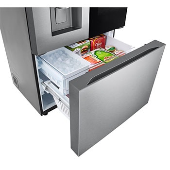  Filled Corner View of Freezer Drawer