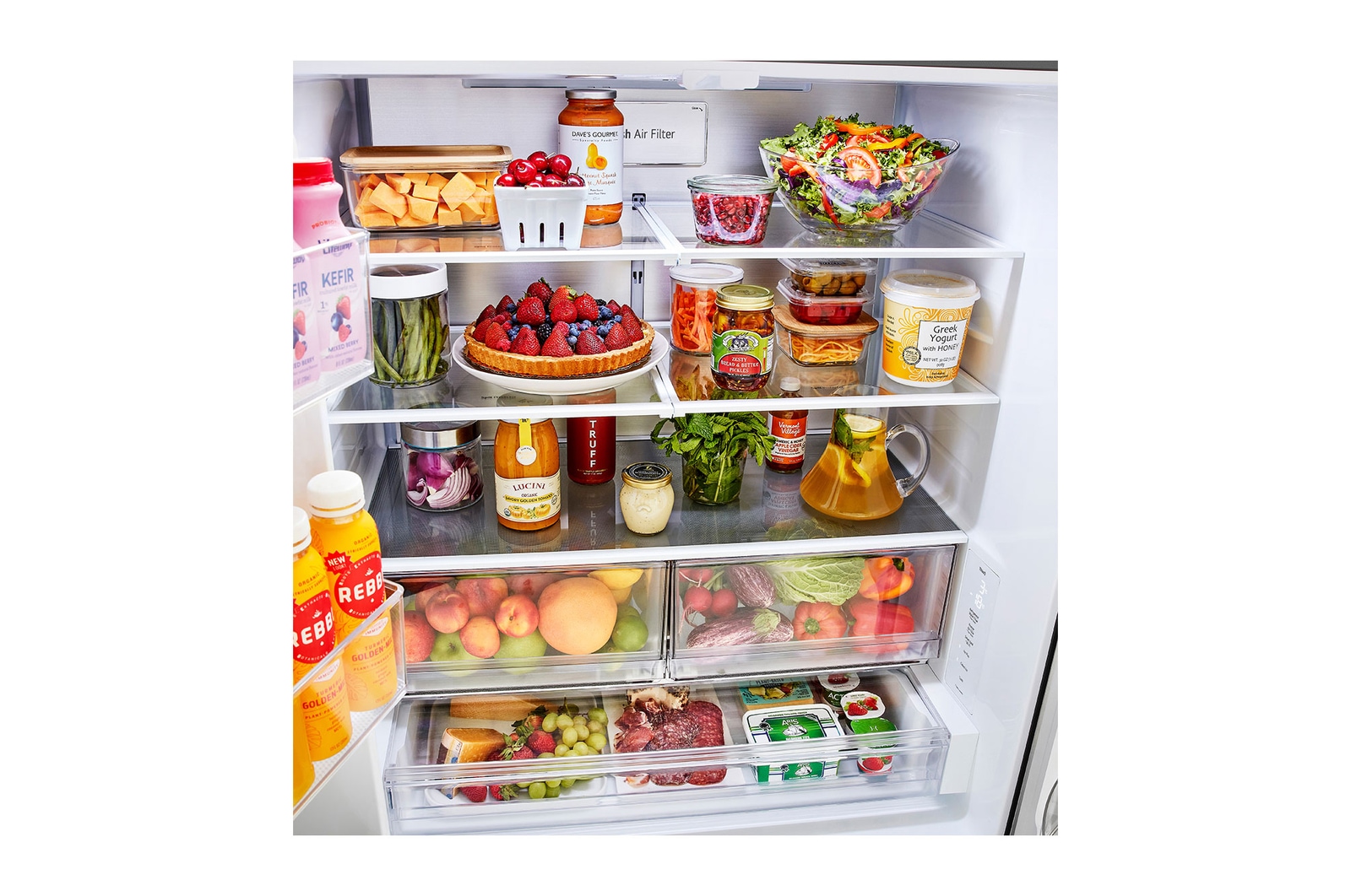 Shelving System filled view