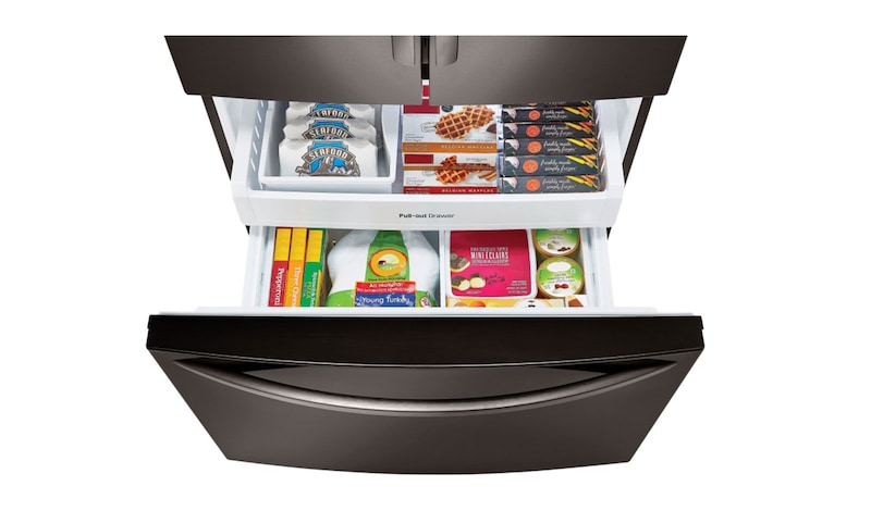 LG 36" Counter Depth French Door Refrigerator with Smart Cooling System, 21 cu.ft., LFC21776D