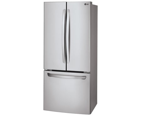 LG 30 Inch, 22 cu. ft. French Door Refrigerator with Multi-Air Flow Cooling, LFC22770ST