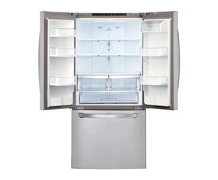 LG 30 Inch, 22 cu. ft. French Door Refrigerator with Multi-Air Flow Cooling, LFC22770ST