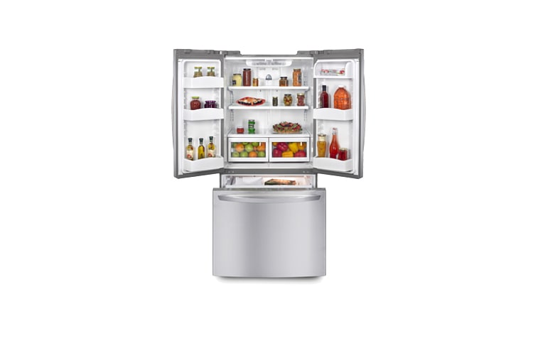 LG 33 Inch, 22.7 cu.ft. Capacity 3-door French Door Refrigerator, LFC23969ST
