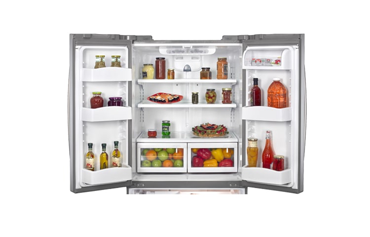LG 33 Inch, 22.7 cu.ft. Capacity 3-door French Door Refrigerator, LFC23969ST