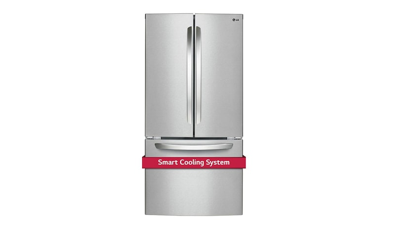 LG 33" French Door Refrigerator with Smart Cooling System, 24 cu.ft., LFC24786ST