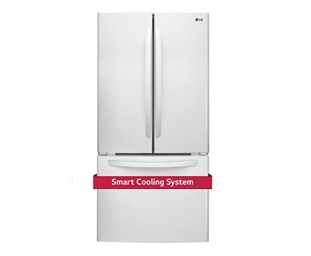 Front view of 33&#34; French Door Refrigerator with Smart Cooling System, 24 cu.ft. LFC24786SW