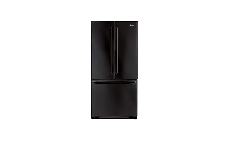 Front view of 33 Inch, 25 cu.ft. 3-Door French Door Refrigerator with Linear Compressor™ LFC25765SB