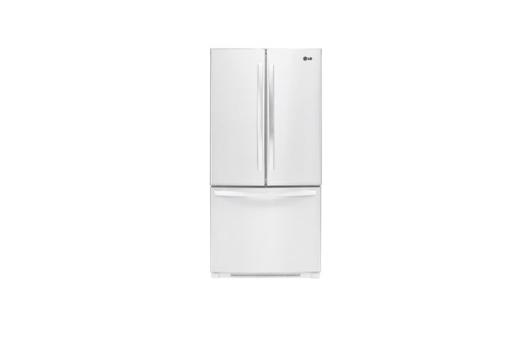 Front view of 33 Inch, 25 cu.ft. 3-Door French Door Refrigerator with Linear Compressor™ LFC25765SW