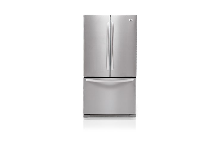Front view of 3-Door French Door Refrigerator (25 cu.ft.) LFC25770ST