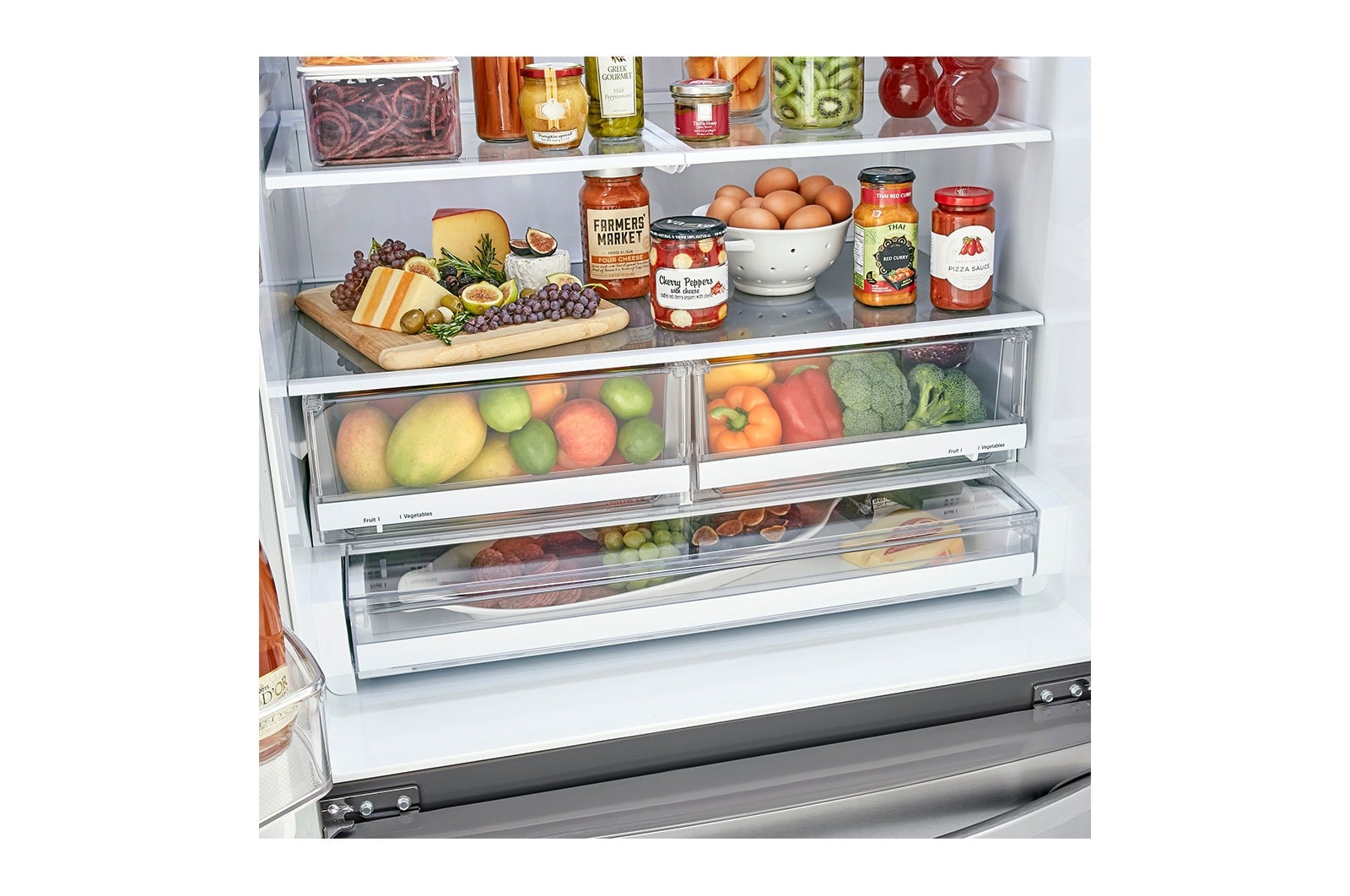 LG 23 cu. ft. InstaView™ Door-in-Door® Counter-Depth Refrigerator, LFCC23596S