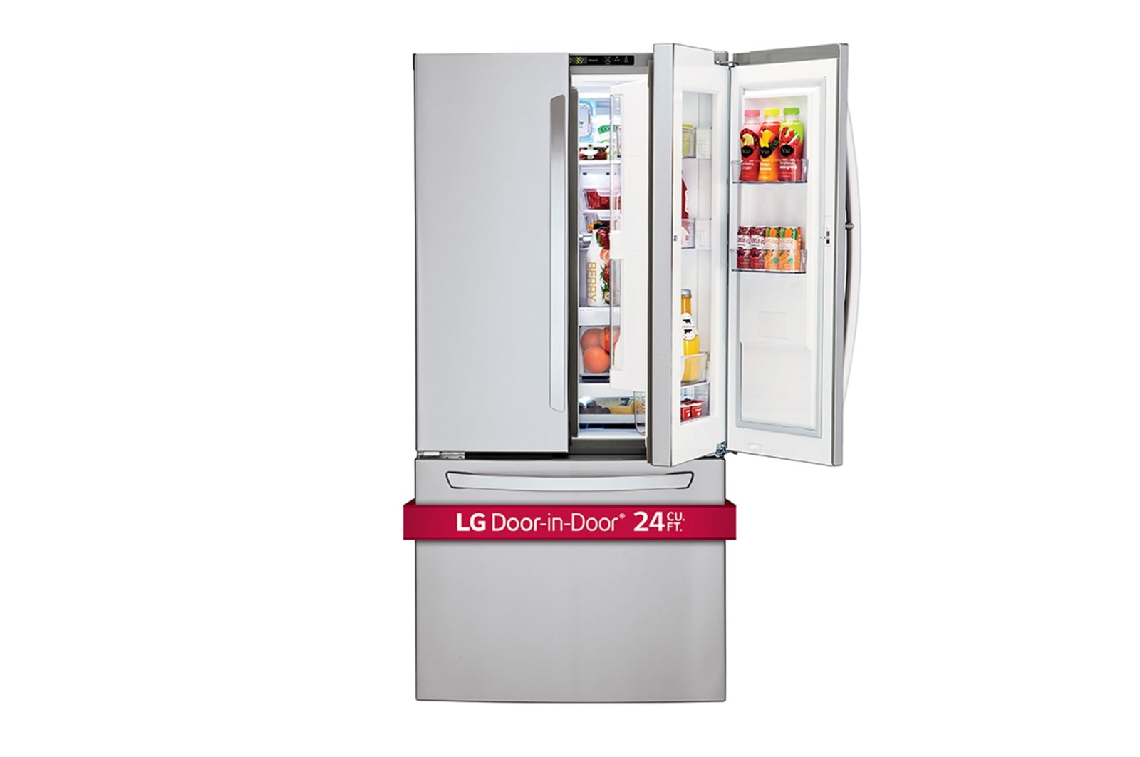 LG 33" French Door Refrigerator with Door-in-Door®, 25 cu.ft., LFCS25663S