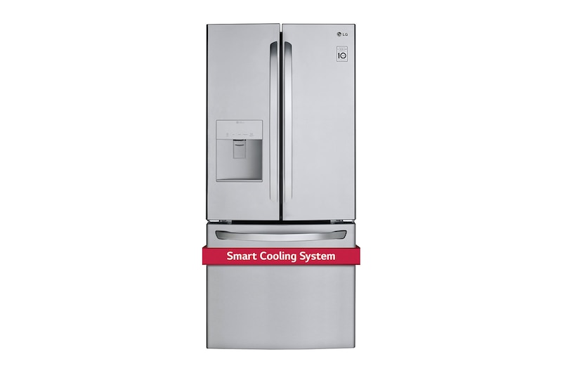 LG 30" French Door Refrigerator with Smart Cooling System, 22 cu. Ft., LFD22716ST