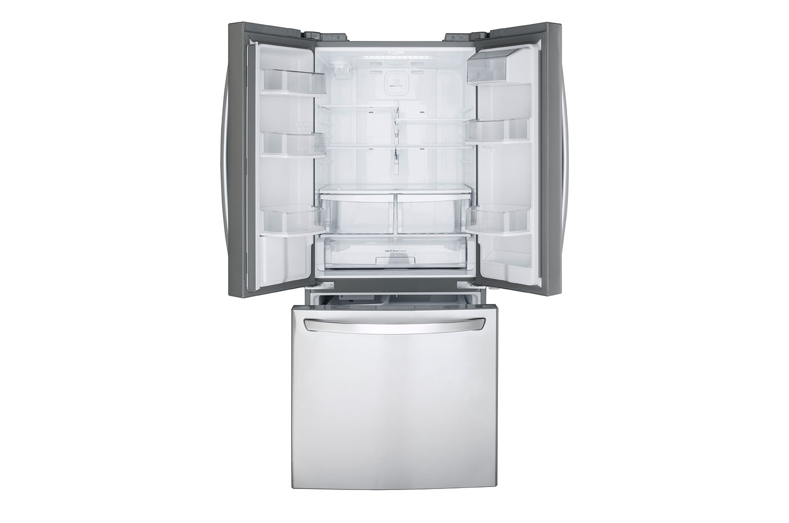 LG 30" French Door Refrigerator with Smart Cooling System, 22 cu. Ft., LFD22716ST