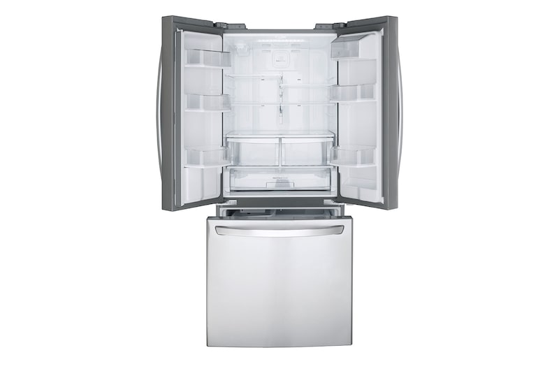 LG 30" French Door Refrigerator with Smart Cooling System, 22 cu. Ft., LFD22716ST