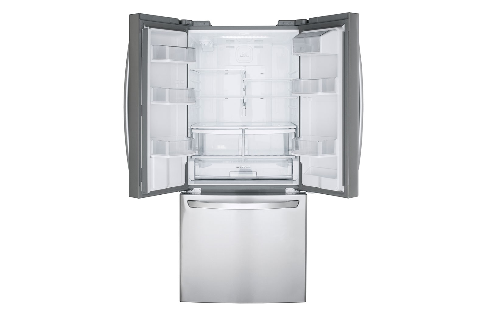 LG 30" French Door Refrigerator with Smart Cooling System, 22 cu. Ft., LFD22716ST