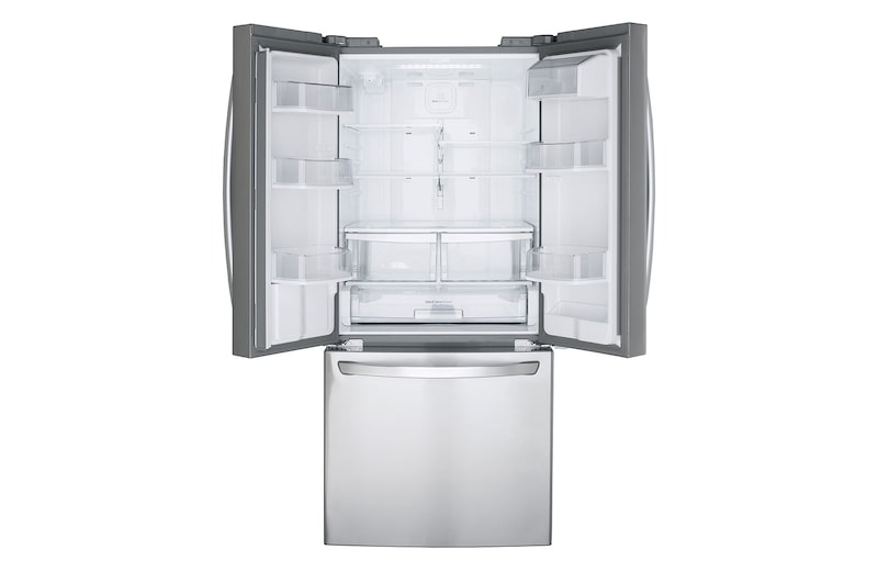 LG 30" French Door Refrigerator with Smart Cooling System, 22 cu. Ft., LFD22716ST