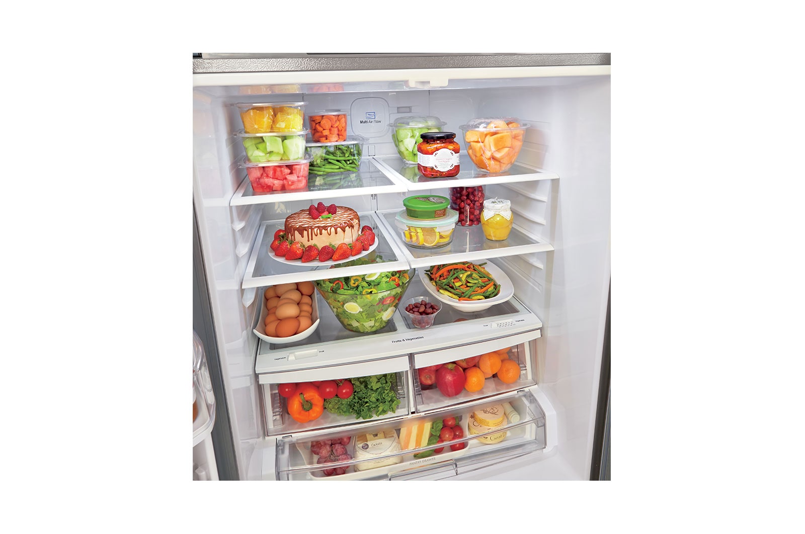 LG 30" French Door Refrigerator with Smart Cooling System, 22 cu. Ft., LFD22716ST