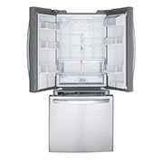 LG 30" French Door Refrigerator with Smart Cooling System, 22 cu. Ft., LFD22716ST