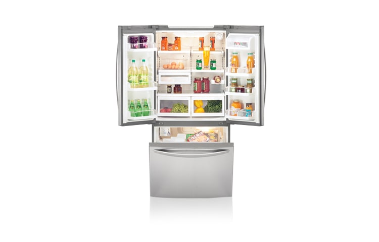 LG 3-Door French Door Refrigerator with External Water Dispenser (22.7 cu.ft.), LFD23860ST