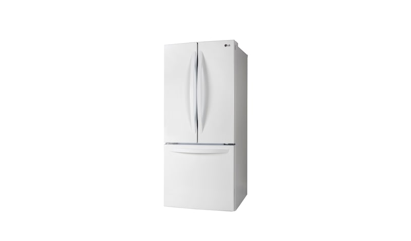 LG 30" French Door Refrigerator with Smart Cooling System, 22 cu. Ft., LFNS22520W