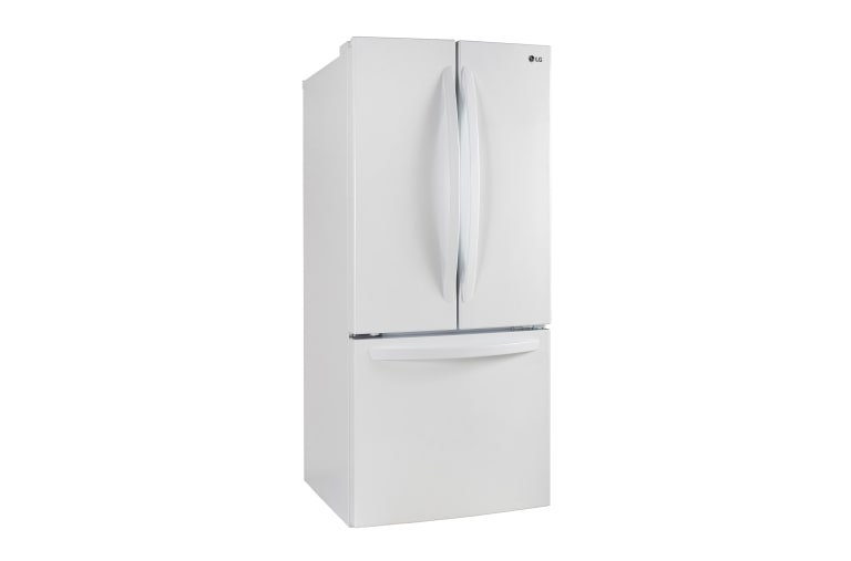 LG 30" French Door Refrigerator with Smart Cooling System, 22 cu. Ft., LFNS22520W