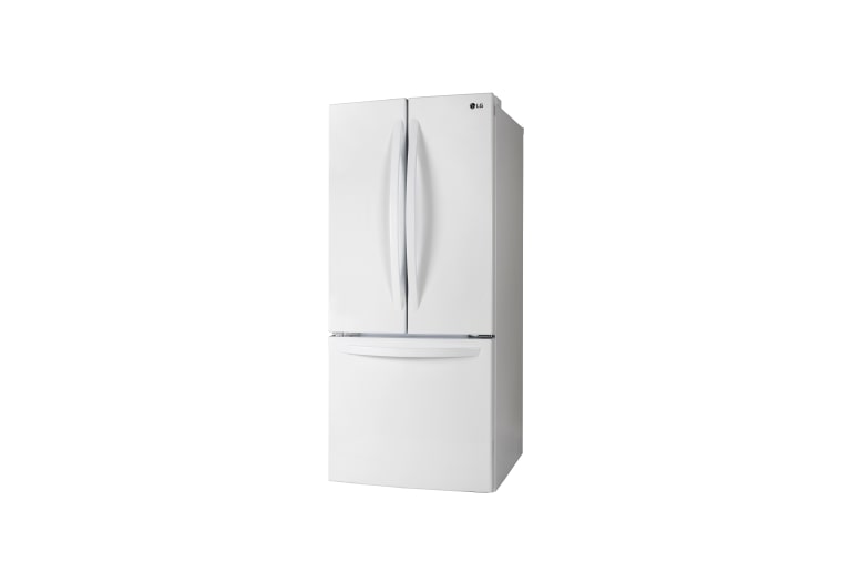 LG 30" French Door Refrigerator with Smart Cooling System, 22 cu. Ft., LFNS22520W